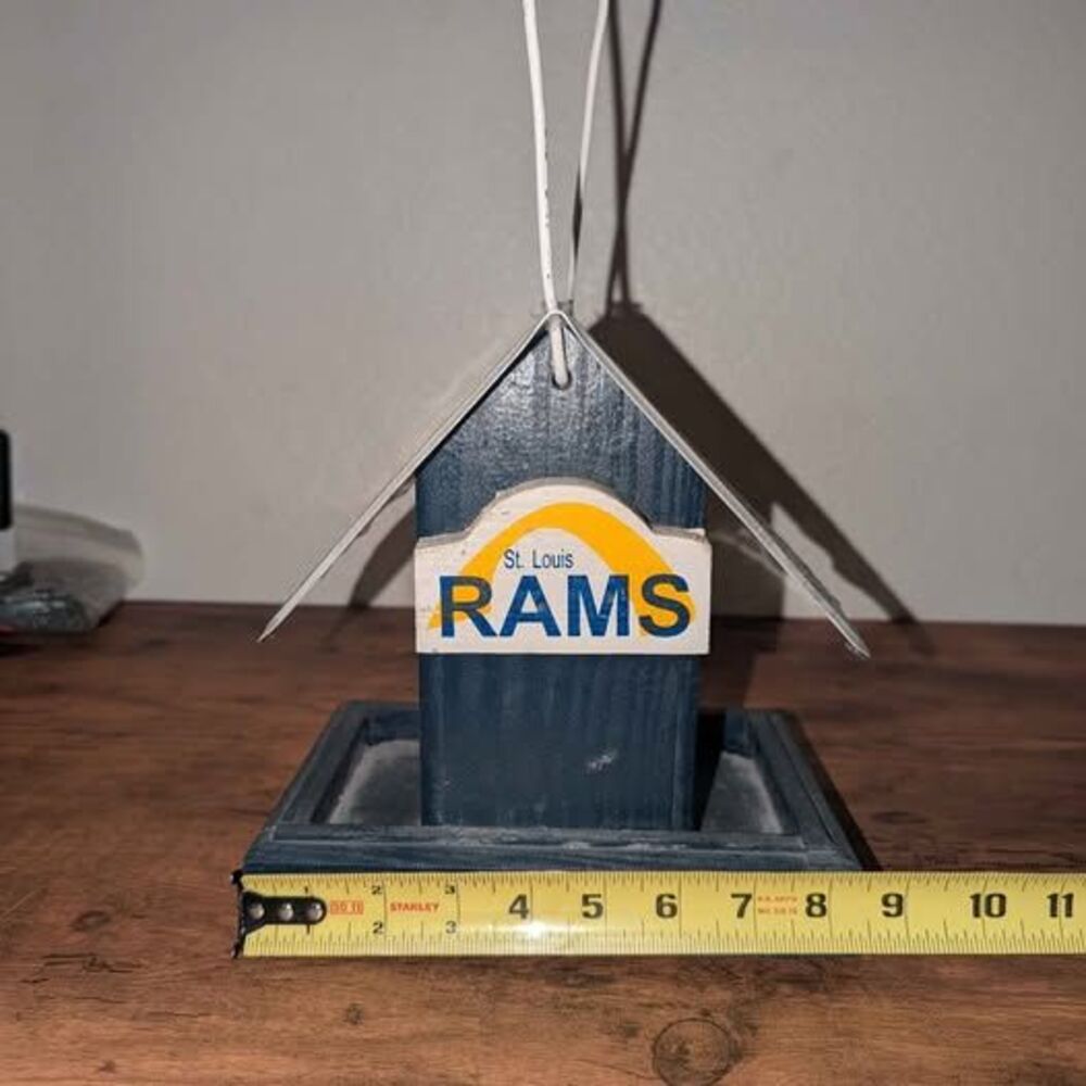 NFL St. Louis Rams Wooden Birdhouse